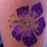 The Boston Face Painters - Glitter Hibiscus